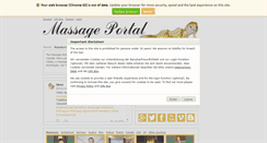 Desktop Screenshot of massageportal24.com